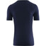 Föhn Merino Koszulka z krótkim rękawem Baselayer Shirt Mężczyźni, niebieski