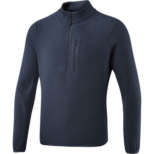 Föhn Trail Recycled Quarter Zip Fleece Sweater Heren, blauw blauw