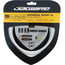 Jagwire Sport XL Set cavo del freno universale per Shimano/SRAM, bianco/nero