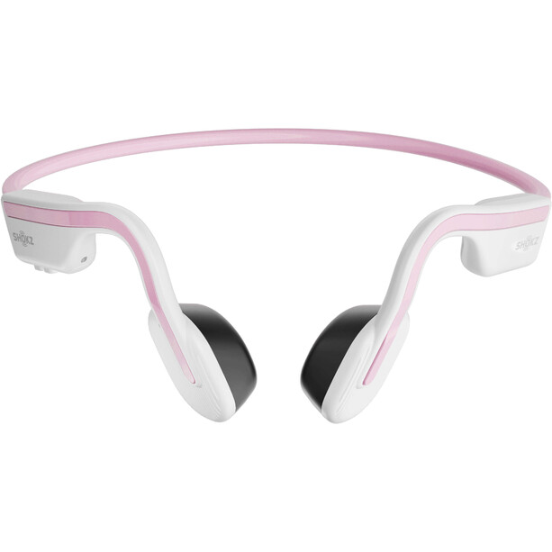 Shokz OpenMove Auriculares de conducción ósea, blanco/rosa