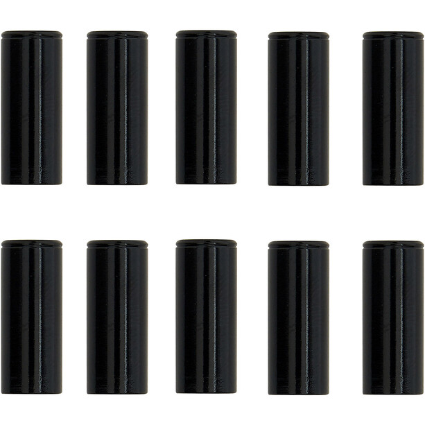 LifeLine CNC Bremszugendkappen 5mm 10 Stück schwarz