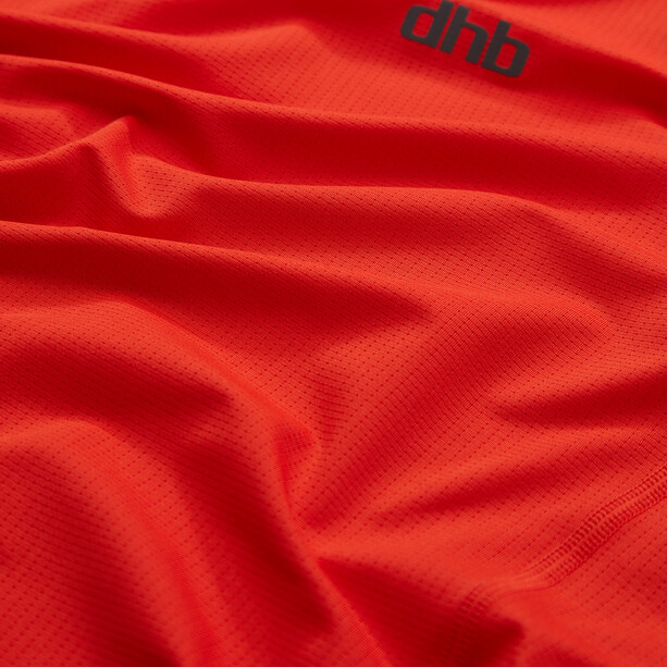 dhb Aeron Ultra Camiseta de running SS Hombre, rojo