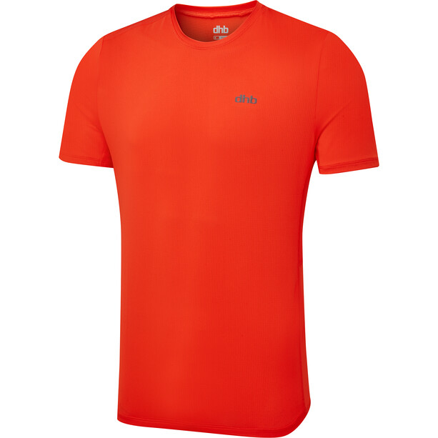 dhb Aeron Ultra Camiseta de running SS Hombre, rojo