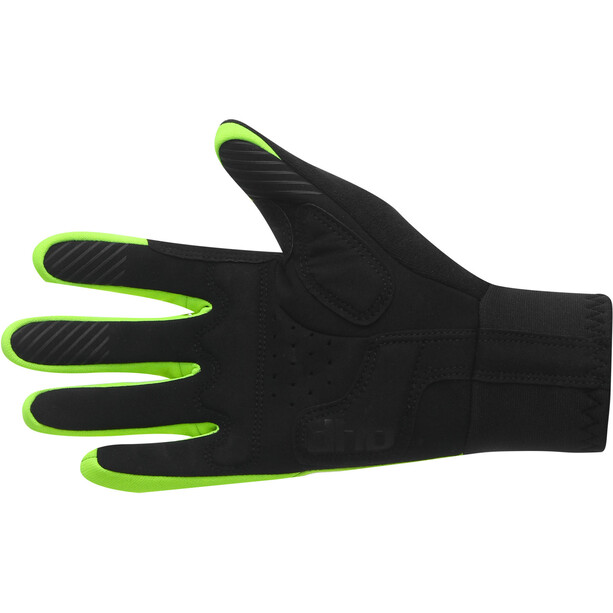 dhb Flashlight Windproof Cycling Handschoenen Heren, zwart/geel