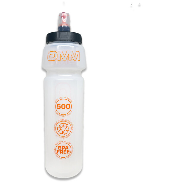 OMM Ultra Bottle 500ml incl. Bite Valve Transparent