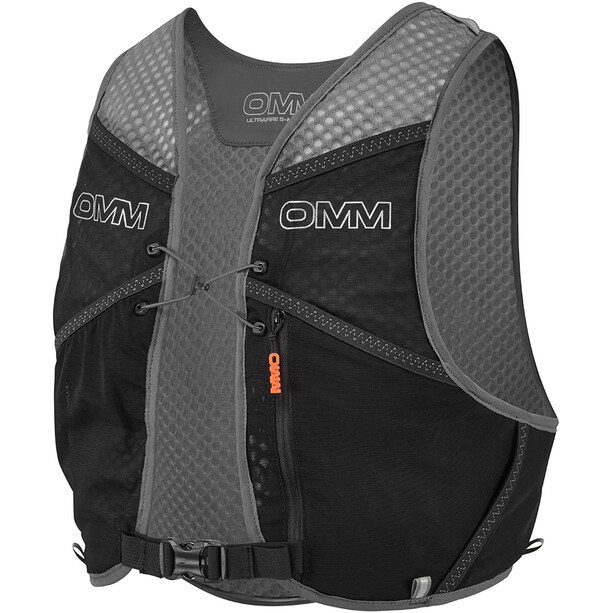 OMM UltraFire 5 Vest incl. 2xFlexi Flask 350ml, grijs/zwart