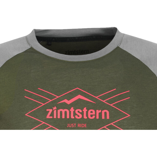 Zimtstern PureFlowz LS Shirt Men forest night/gun metal