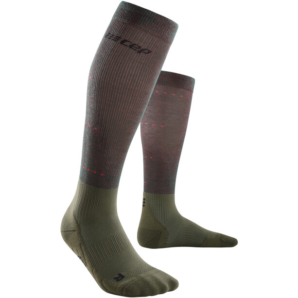 cep infrared recovery Tall Socken Herren grün