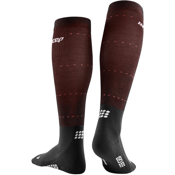 cep infrared recovery Lange sokken Dames, rood/zwart