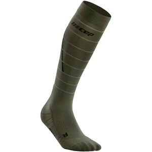 cep Reflective Chaussettes Femme, olive olive