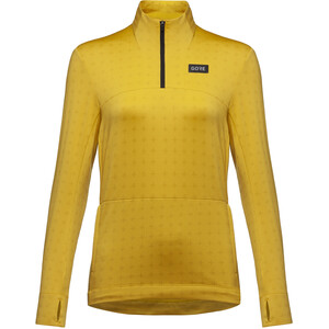GOREWEAR Everyday Thermo Langarm Shirt mit 1/2 Reißverschluss Damen gelb