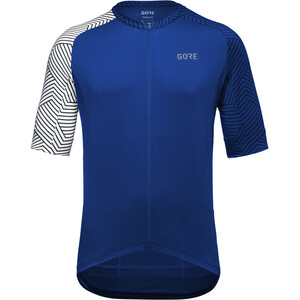 GOREWEAR C5 Koszulka rowerowa z zamkiem błyskawicznym Mężczyźni, niebieski