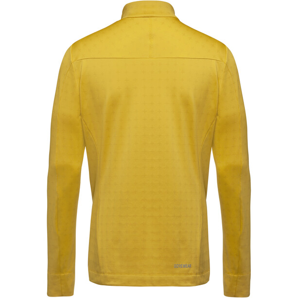GOREWEAR Everyday Thermo Langarm Shirt mit 1/2 Reißverschluss Herren gelb