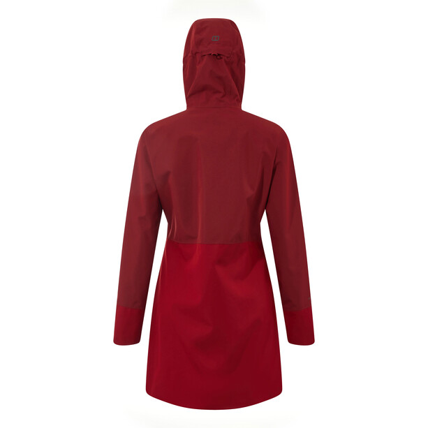 Berghaus Omeara Long Shell Giacca Donna, rosso