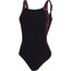speedo LunaLustre Printed Shaping Schwimmanzug Damen schwarz