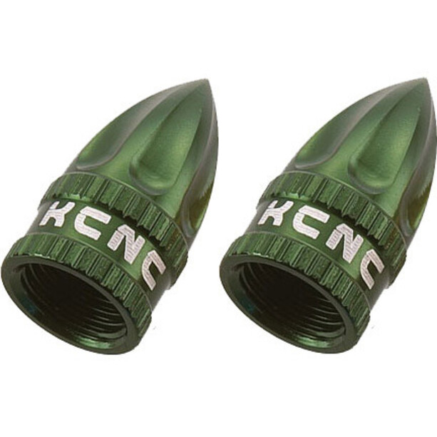 KCNC Valve Caps AV, vihreä