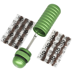 Peaty's Holeshot Puncture Plugger Kit für Tubeless Reifen grün grün
