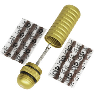 Peaty's Holeshot Puncture Plugger Kit für Tubeless Reifen gold gold
