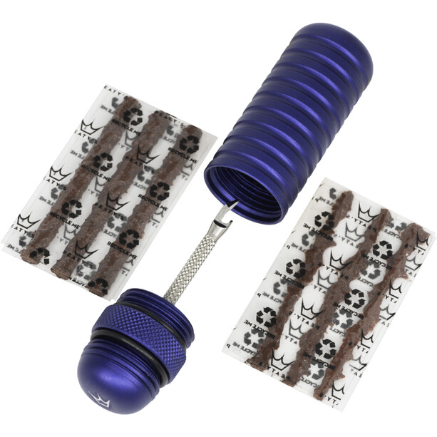Peaty's Holeshot Puncture Plugger Kit für Tubeless Reifen blau