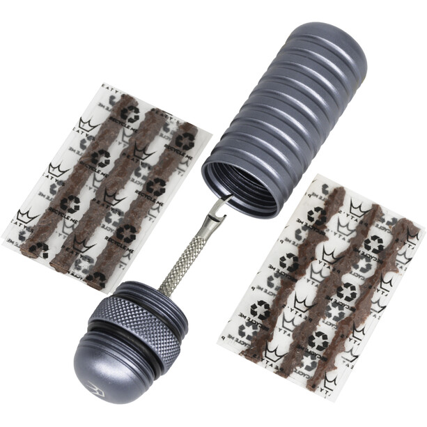 Peaty's Holeshot Puncture Plugger Kit für Tubeless Reifen grau
