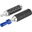 Peaty's Holeshot MTB Kit Inflado Cubiertas CO2 25g, negro/azul