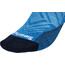 Smartwool Run Zero Cushion Pattern Mid Crew Sokken Heren, blauw