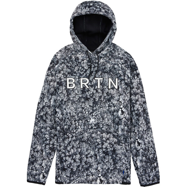 Burton Crown Fleece Pullover Wetterfest Herren schwarz/weiß