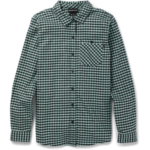Burton Favorite LS Flannel-skjorte Damer, grøn/sort grøn/sort