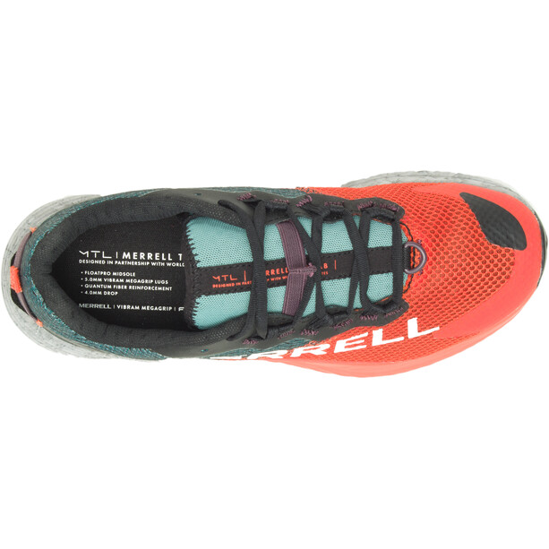 Merrell MTL Long Sky 2 Zapatos Mujer, rojo/gris