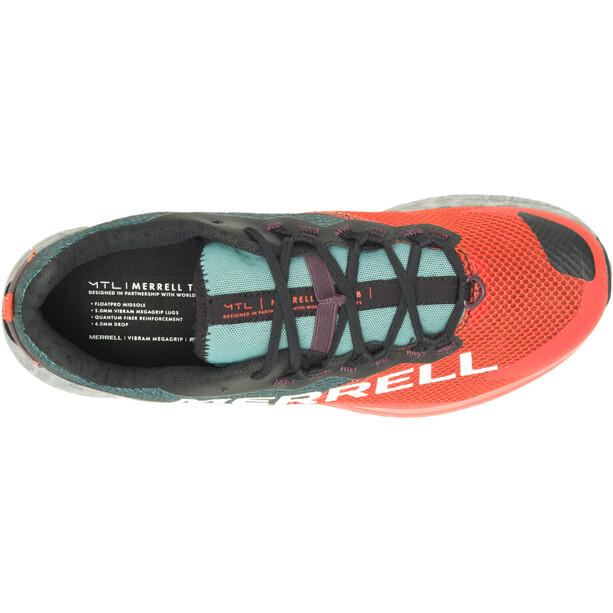 Merrell MTL Long Sky 2 Zapatos Hombre, rojo/gris
