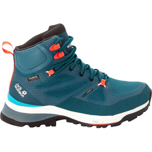 Jack Wolfskin Force Striker Texapore Mid Shoes Women blue / coral blue / coral