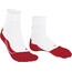 Falke RU4 L&R Calcetines para correr Mujer, blanco/rojo
