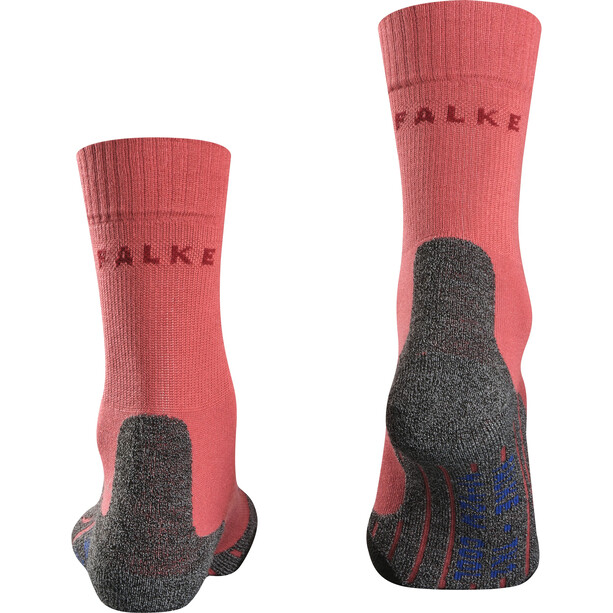 Falke TK2 Cool Trekking Sokken Dames, rood/grijs