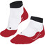 Falke RU4 Chaussettes courtes de running Homme, blanc/rouge