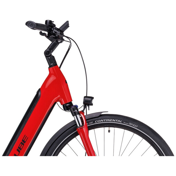 Cube Supreme Sport Hybrid Pro 500 Easy Entry, rosso