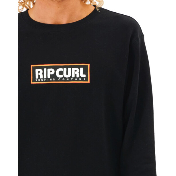 Rip Curl Surf Revival Crew Sweater Men, musta