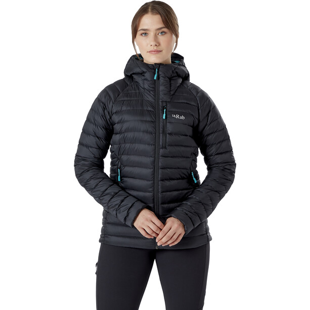 Rab Microlight Alpine Long Jacket Women black