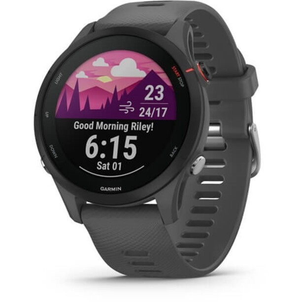 Garmin Forerunner 255 GPS Smartwatch grau/schwarz