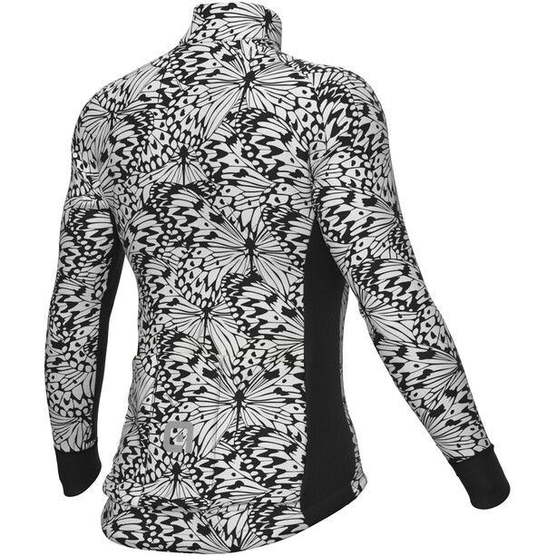 Alé Cycling PR-R Papillon Langarm Trikot Damen schwarz/weiß