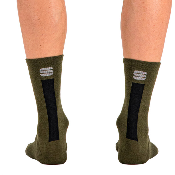 Sportful Merino Wool 18 Socken oliv/schwarz