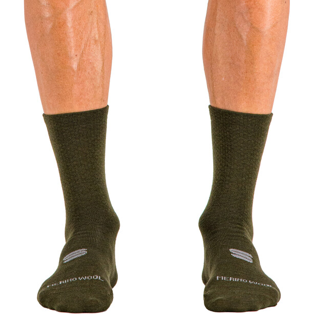 Sportful Merino Wool 18 Socken oliv/schwarz