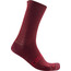 Castelli Racing Stripe 18 Chaussettes, rouge