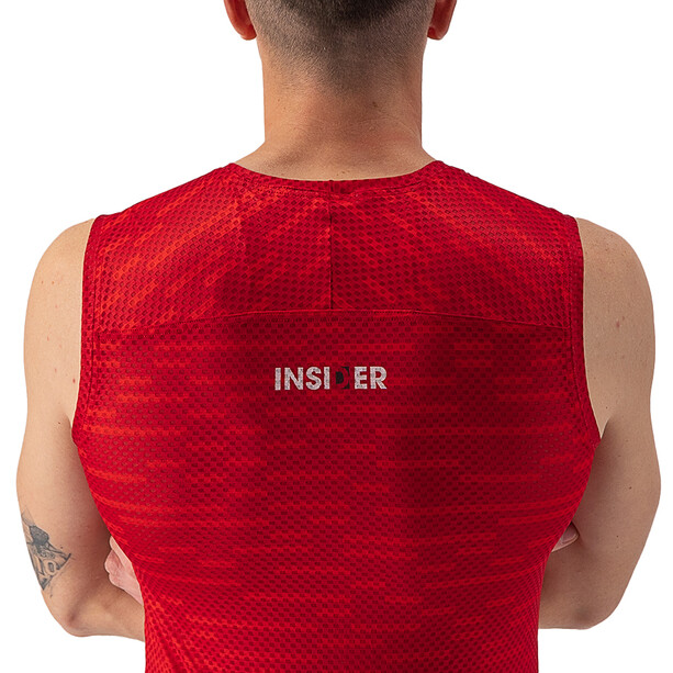 Castelli Insider Camiseta SL Hombre, rojo
