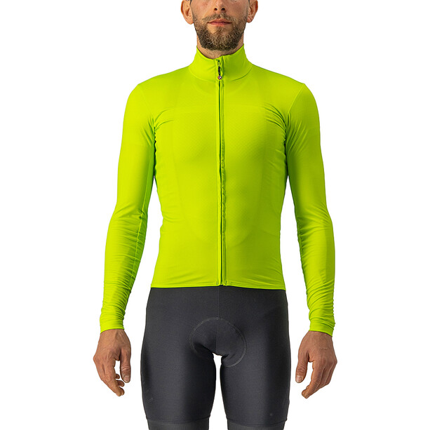 Castelli Pro Thermal Mid Maillot manches longues Homme, jaune