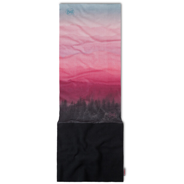 Buff Polaire Loop Sjaal, zwart/roze