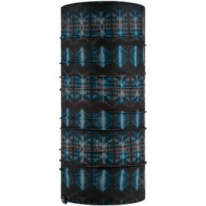 Buff Scaldacollo tubolare reversibile in pile, nero/blu nero/blu
