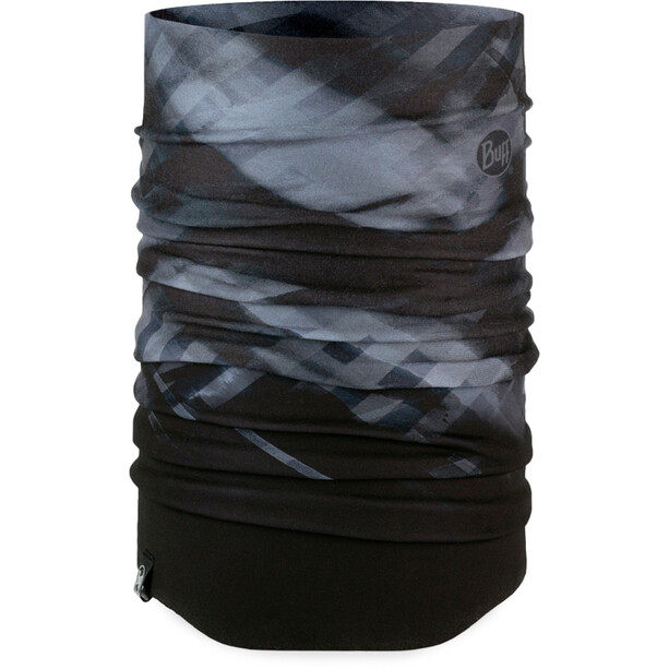 Buff Windproof Loop Sjaal, zwart/grijs