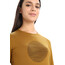 Icebreaker 200 Oasis Ski Circle Camiseta de cuello redondo de manga larga Mujer, marrón