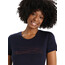 Icebreaker Tech Lite II Ski Stripes T-shirt à manches courtes Femme, bleu