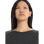 Icebreaker ZoneKnit 200 Camiseta de cuello redondo de manga larga Mujer, gris/negro